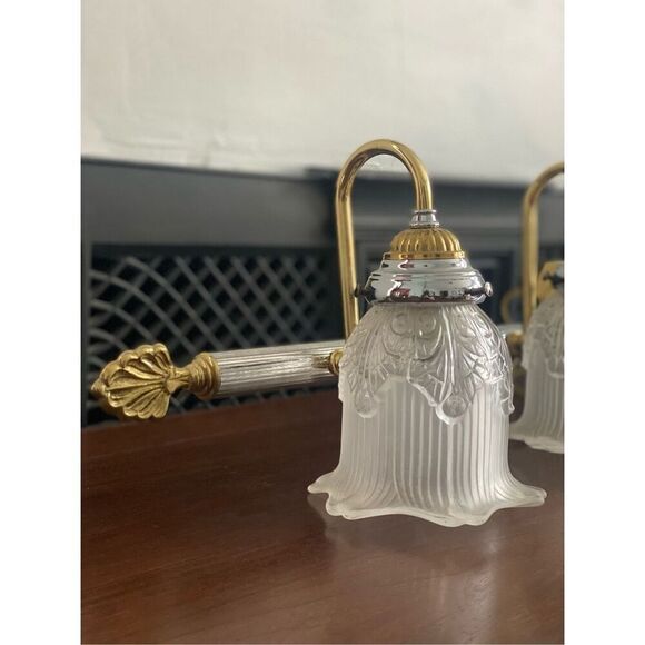 Feiss Pasquale Wall 5 Light Vanity Sconce Vintage Deco Style - Picture 3 of 6